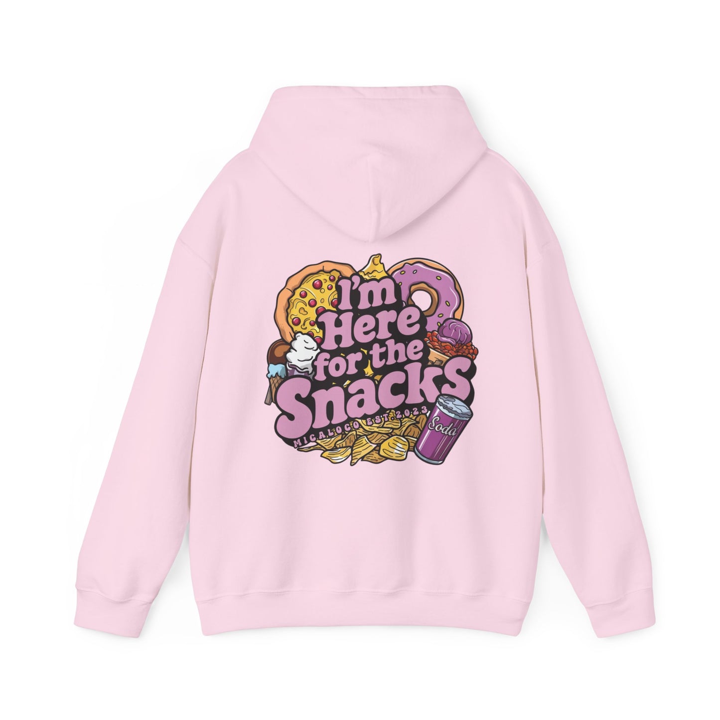 I'M HERE FOR THE SNACKS CLASSIC HOODIE
