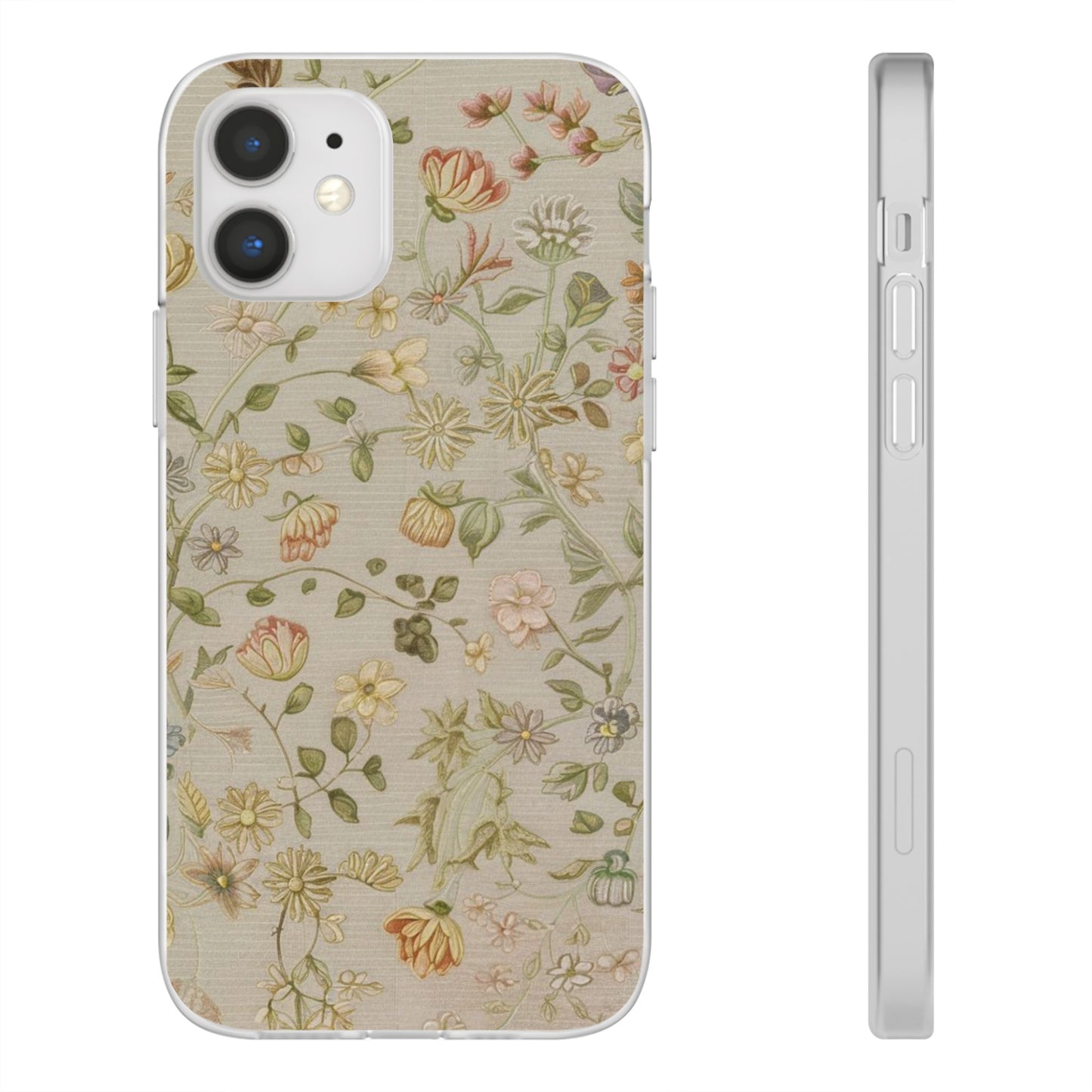 VINTAGE FLOWER IPHONE FLEXI PHONECASE