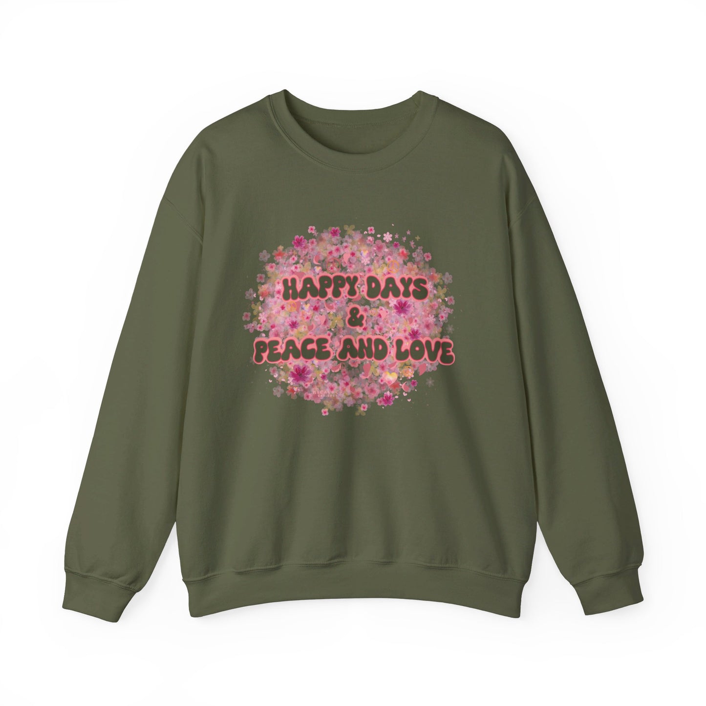 HAPPY DAYS & PEACE AND LOVE CREWNECK