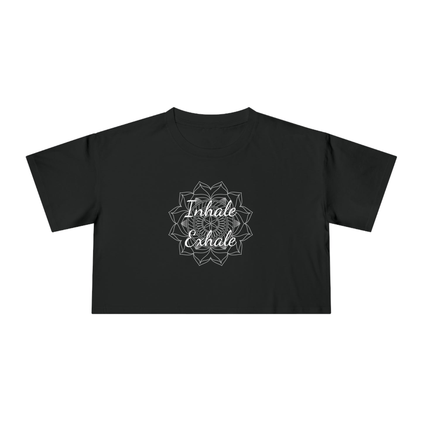 INHALE EXHALE CROP T-SHIRT