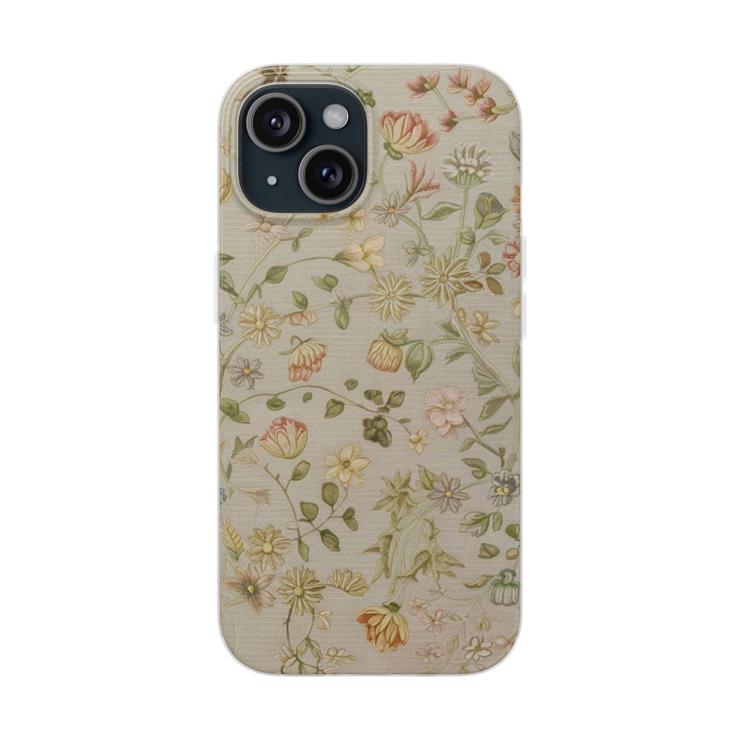 VINTAGE FLOWER IPHONE FLEXI PHONECASE