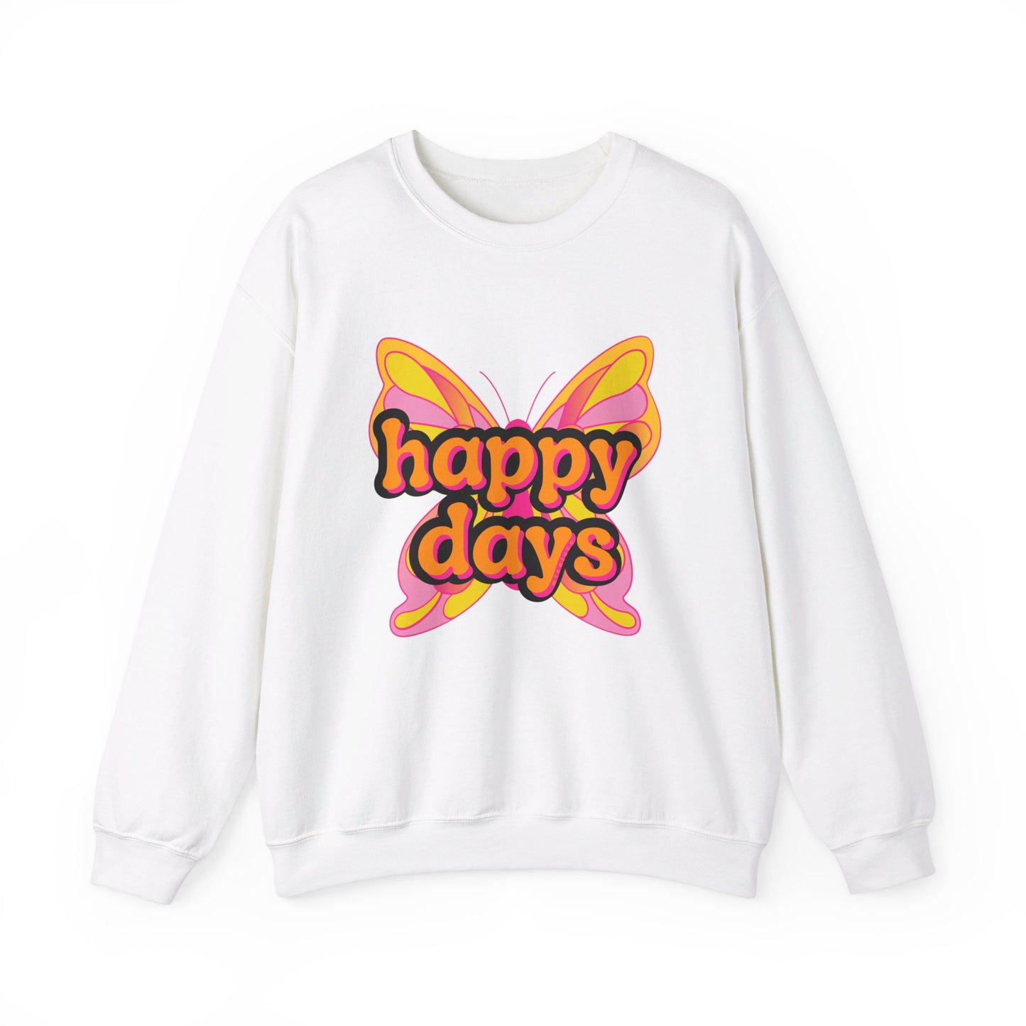 HAPPY DAYS BUTTERFLY CREWNECK