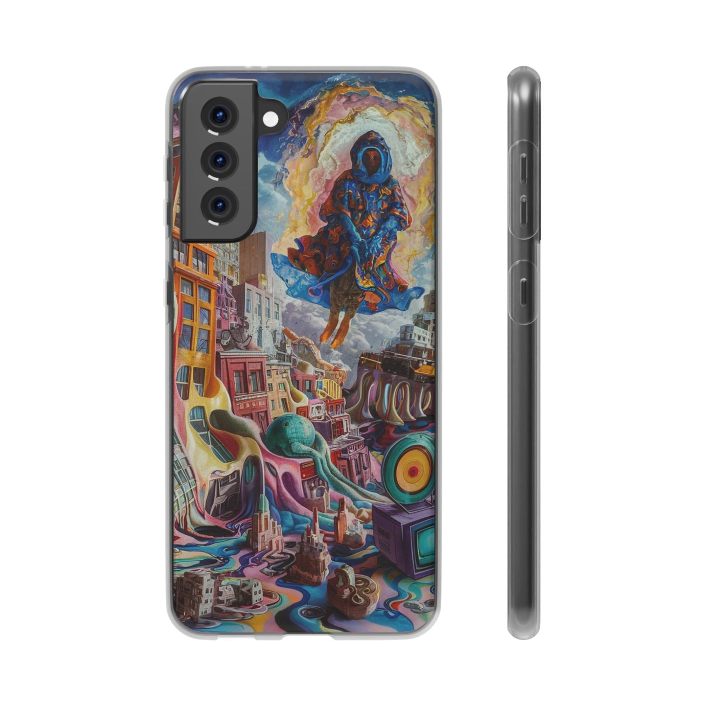 DRIPPY CITY ART SAMSUNG FLEXI PHONECASE