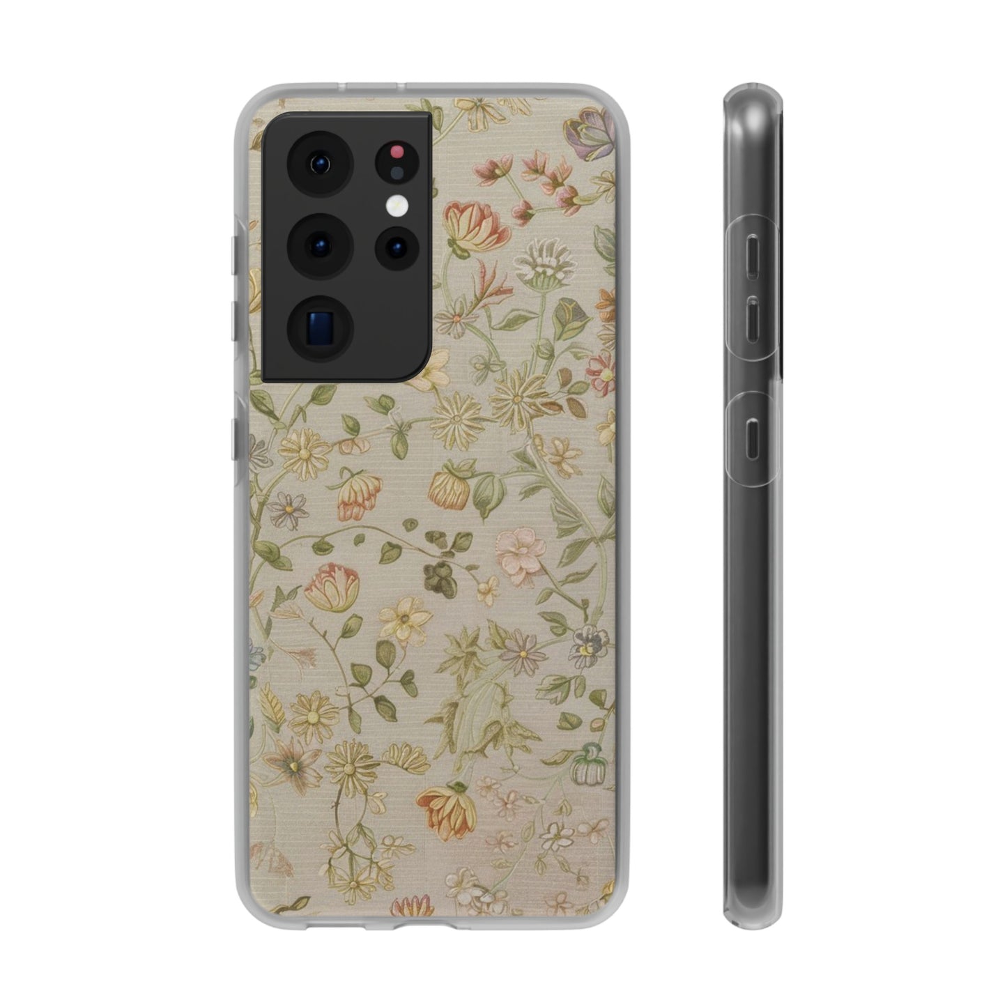 VINTAGE FLOWER SAMSUNG FLEXI PHONECASE