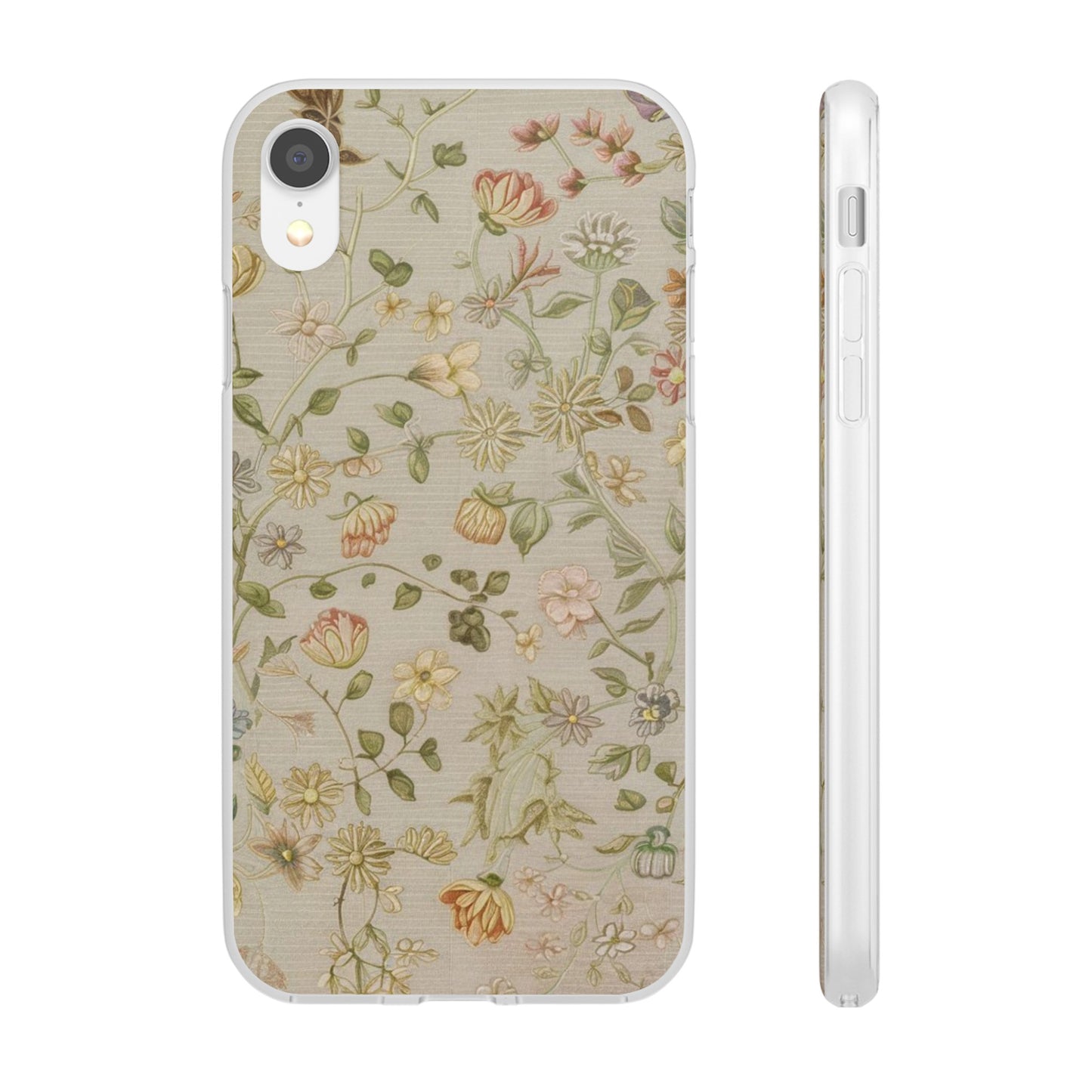 VINTAGE FLOWER IPHONE FLEXI PHONECASE