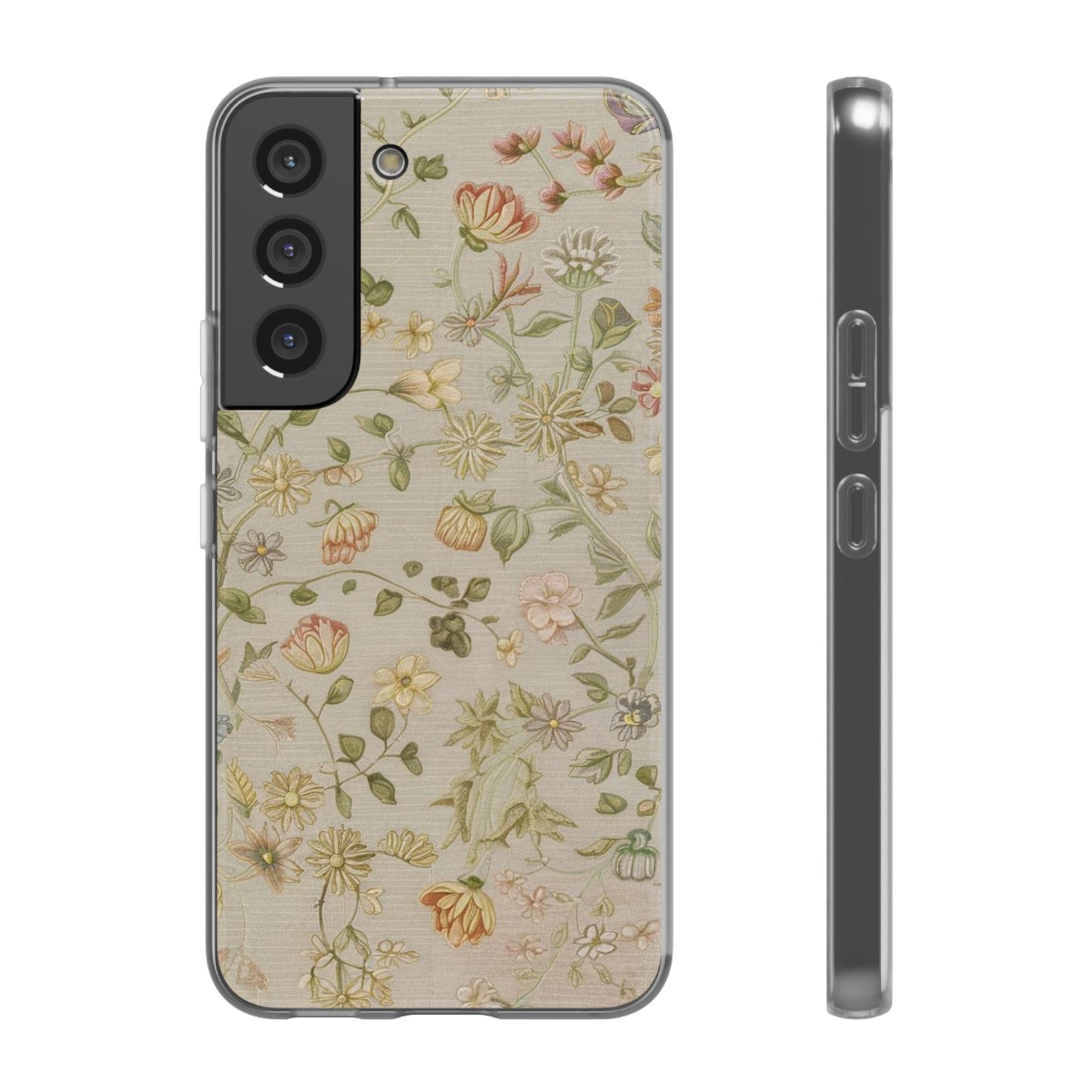 VINTAGE FLOWER SAMSUNG FLEXI PHONECASE