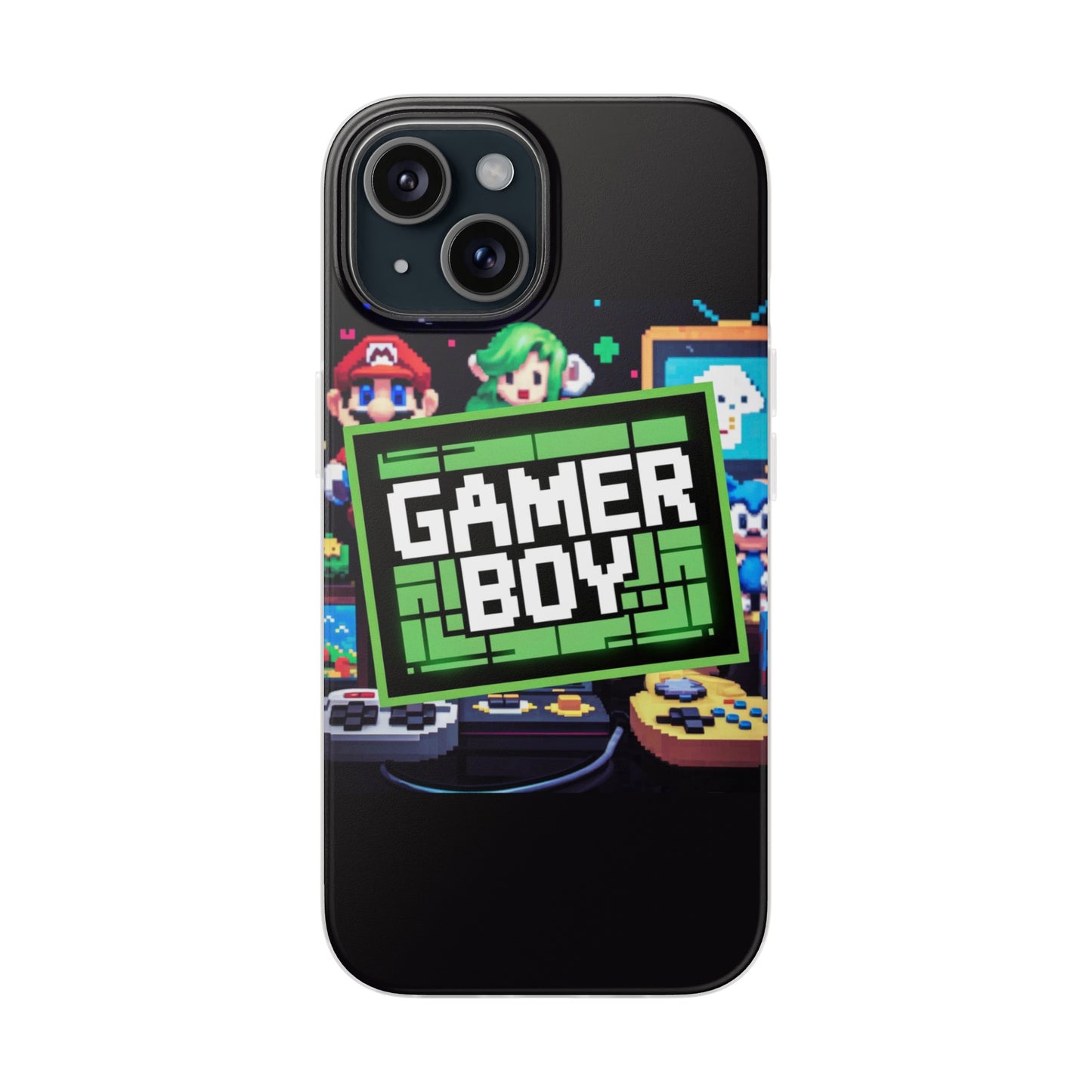 GAMER BOY IPHONE FLEXI PHONECASE