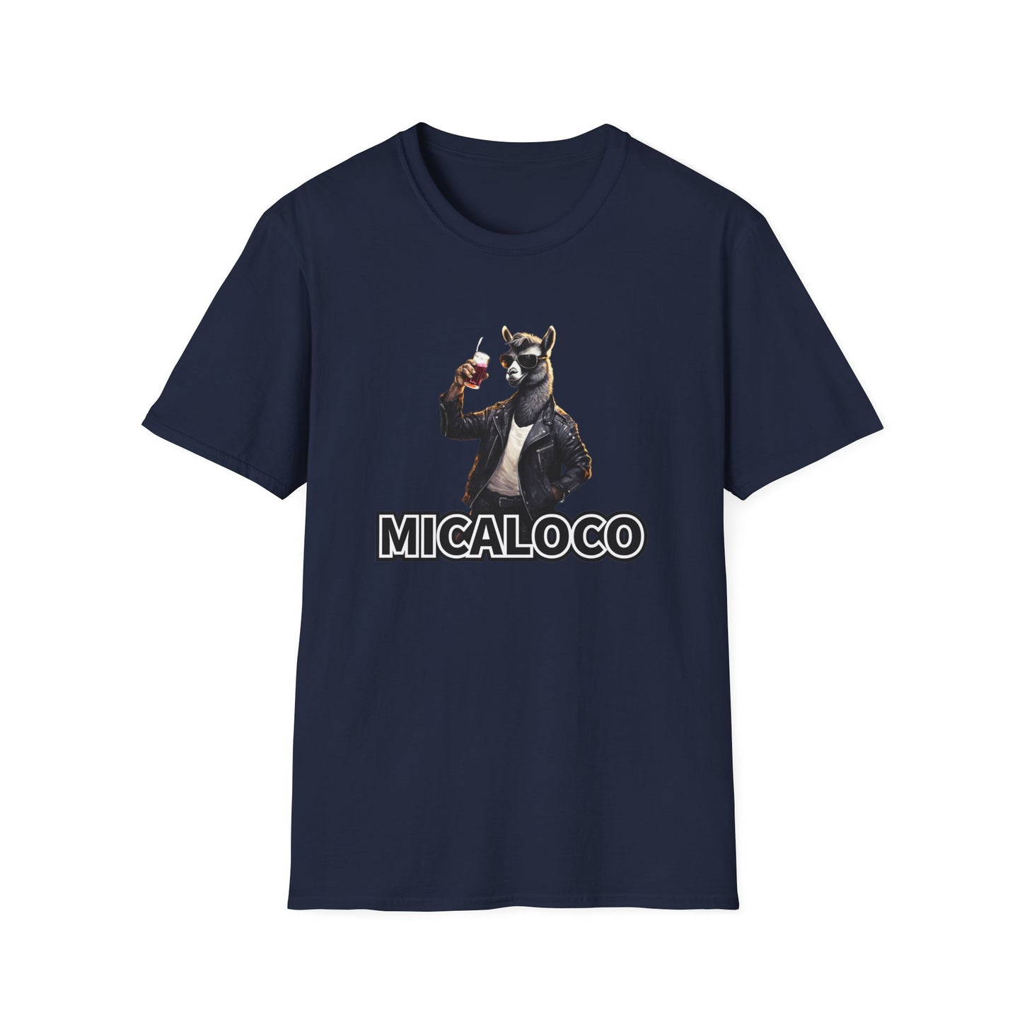 MICALOCO LLAMA FRONT LOGO CLASSIC FIT T-SHIRT