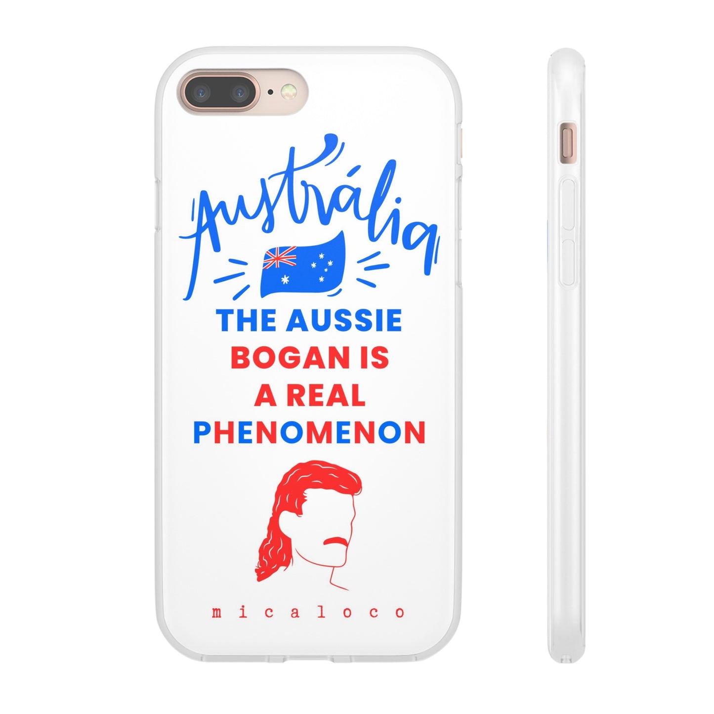 AUSSIE BOGAN PHENOMENON FLAG COLOURED FLEXI PH CASE