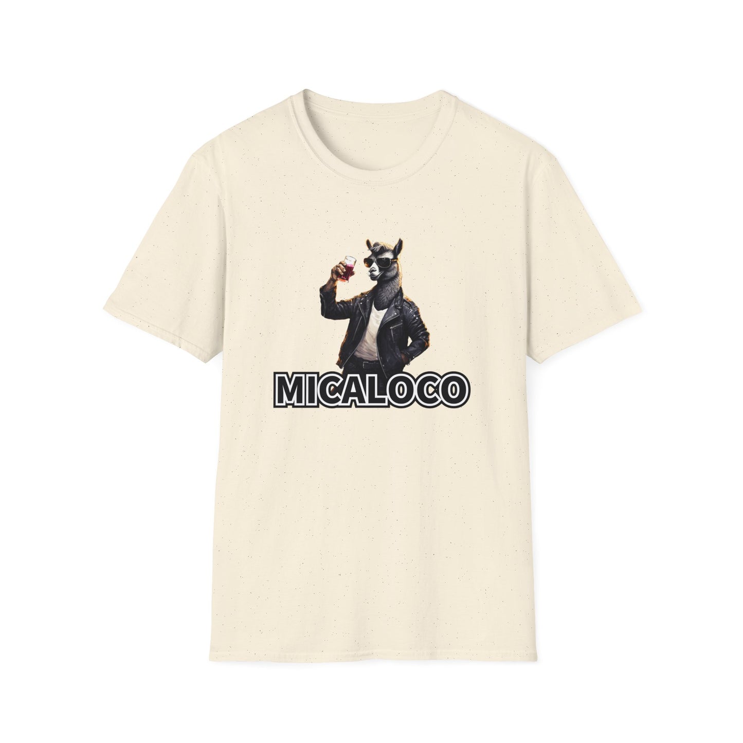 MICALOCO LLAMA FRONT LOGO CLASSIC FIT T-SHIRT