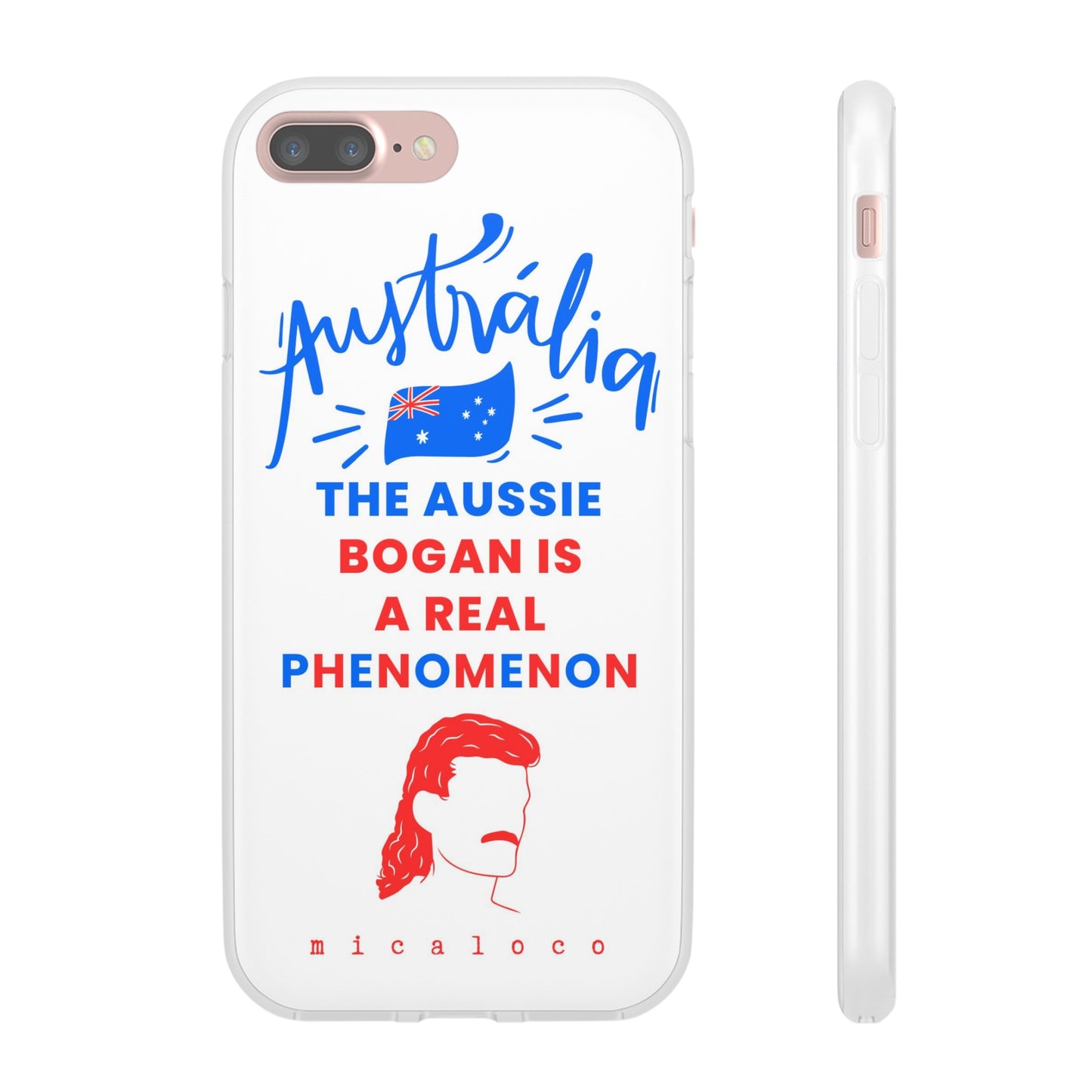 AUSSIE BOGAN PHENOMENON FLAG COLOURED FLEXI PH CASE