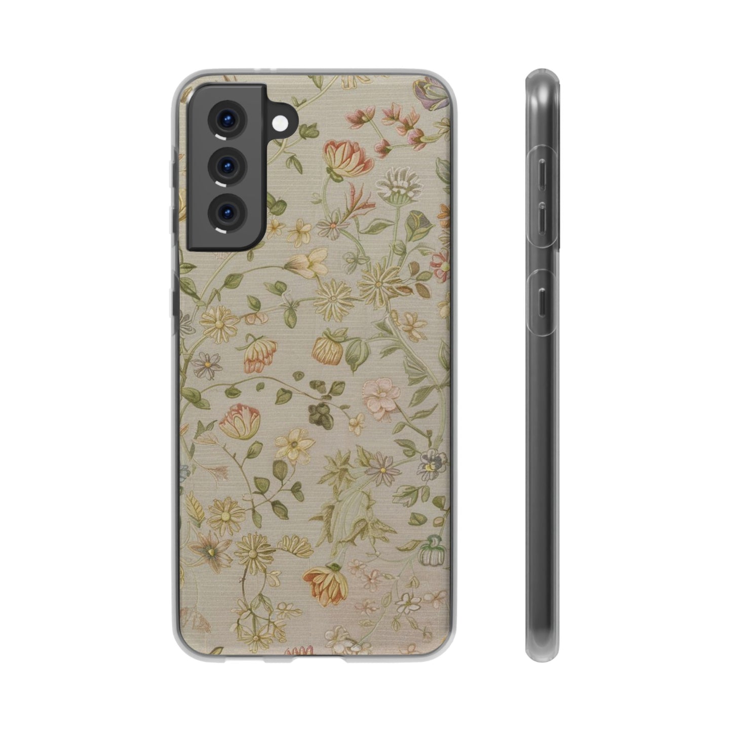 VINTAGE FLOWER SAMSUNG FLEXI PHONECASE