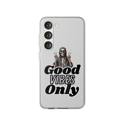 GOOD VIBES ONLY SAMSUNG FLEXI PHONECASE