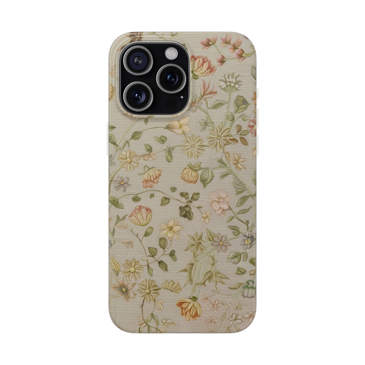 VINTAGE FLOWER IPHONE FLEXI PHONECASE