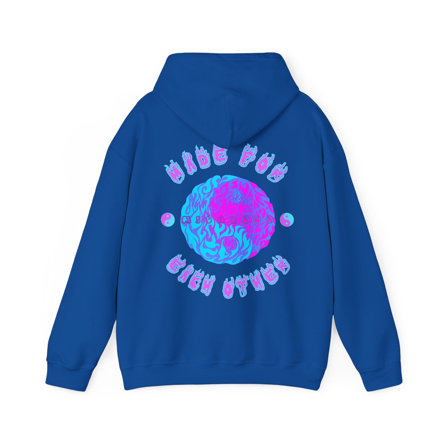 MADE FOR YOU FLAMING YING AND YANG CLASSIC HOODIE