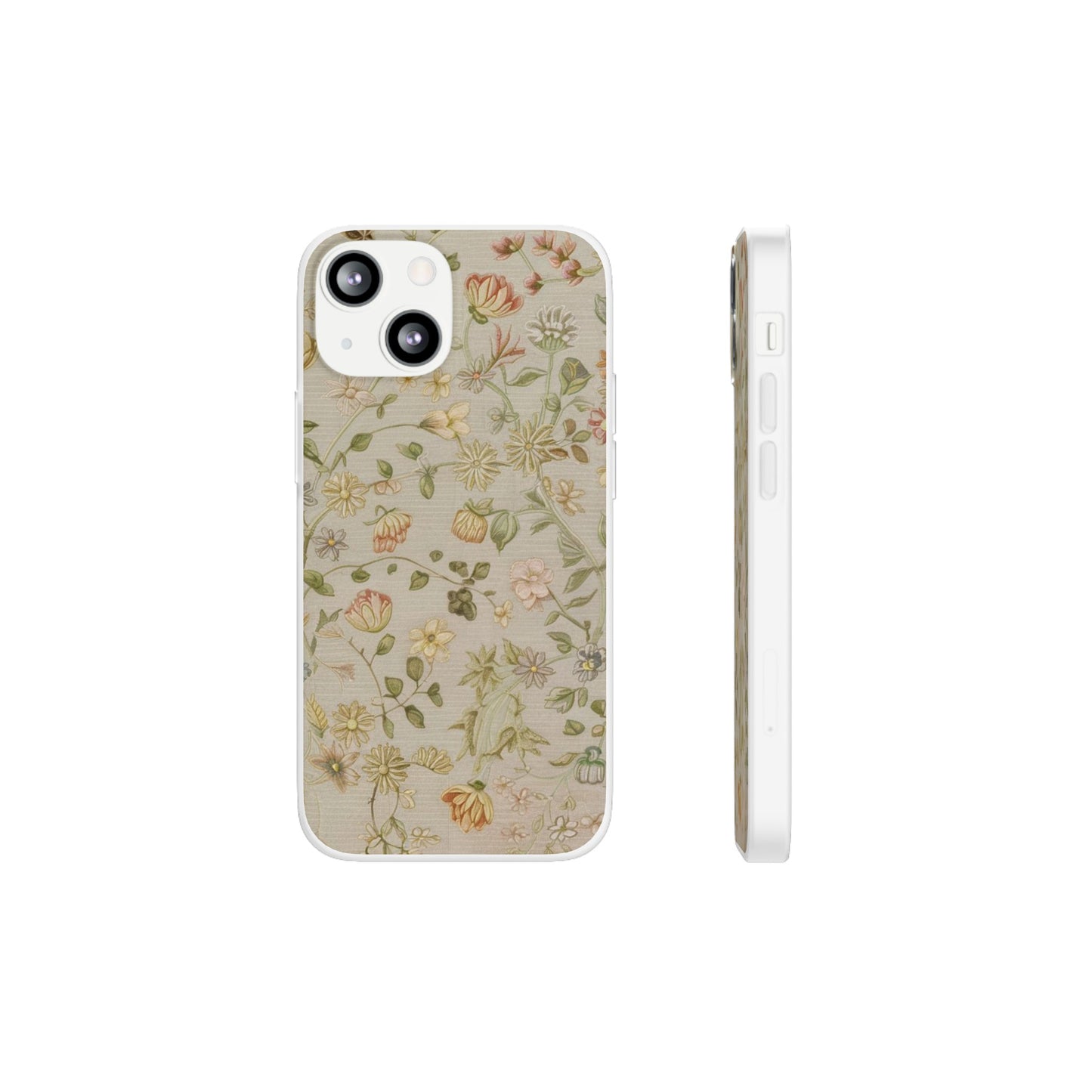 VINTAGE FLOWER IPHONE FLEXI PHONECASE