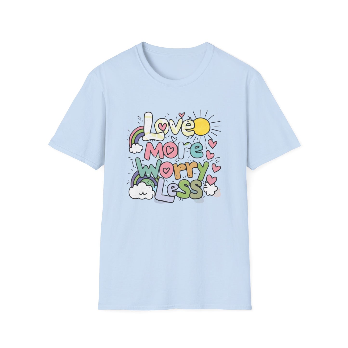 LOVE MORE WORRY LESS CLASSIC FIT T-SHIRT