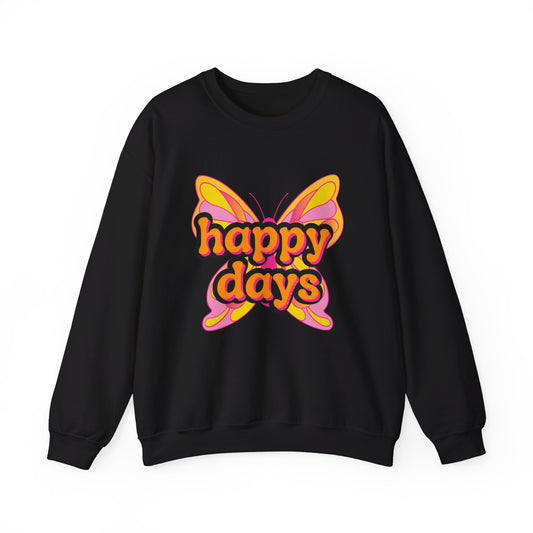 HAPPY DAYS BUTTERFLY CREWNECK