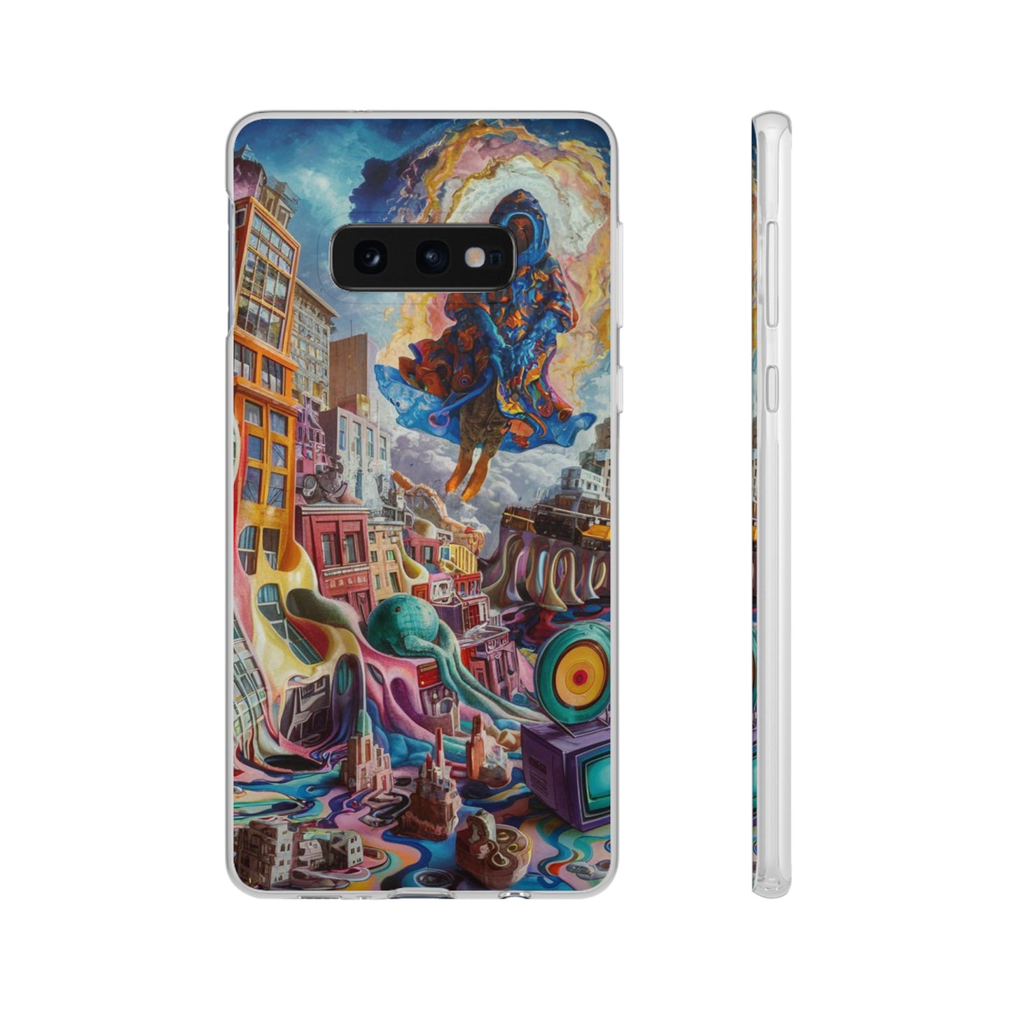 DRIPPY CITY ART SAMSUNG FLEXI PHONECASE