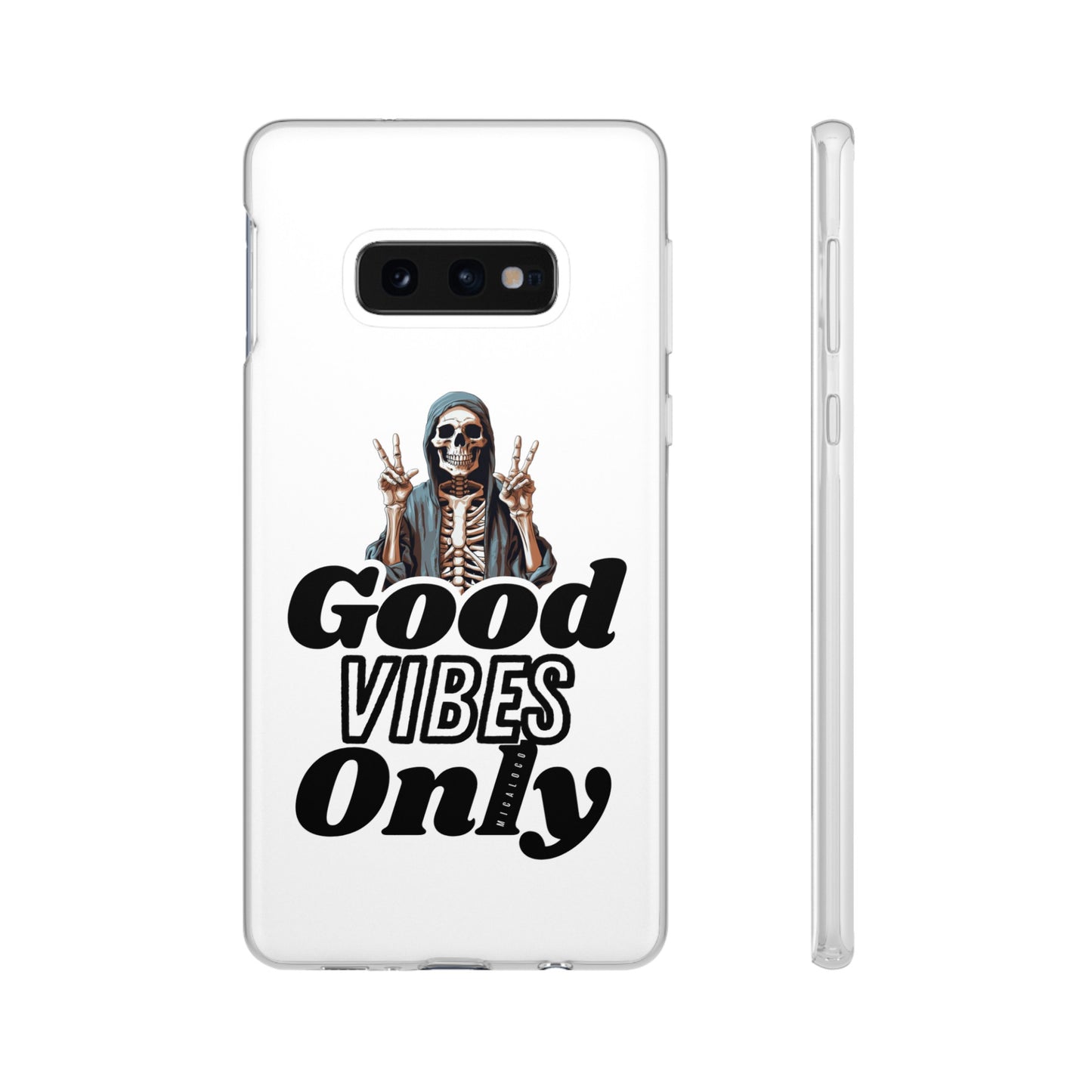 GOOD VIBES ONLY SAMSUNG FLEXI PHONECASE