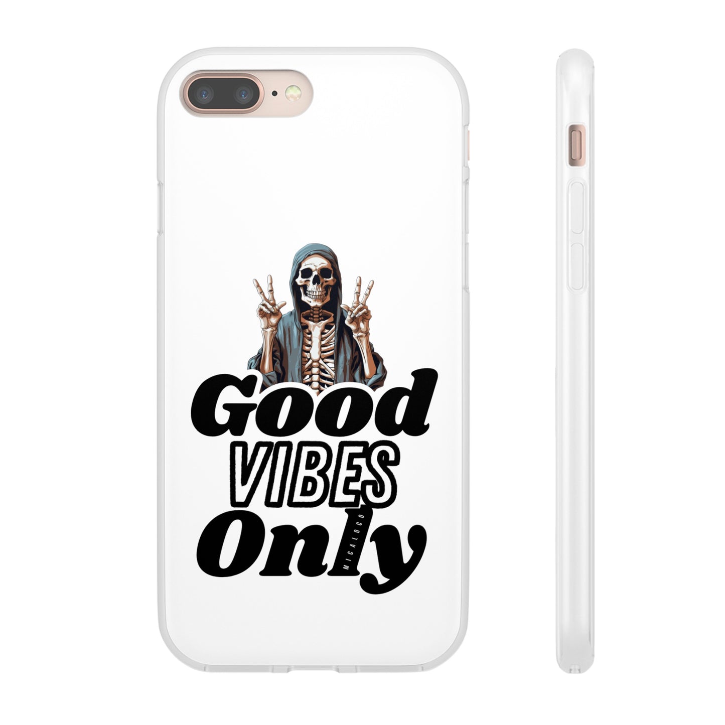 GOOD VIBES ONLY IPHONE FLEXI PHONECASE