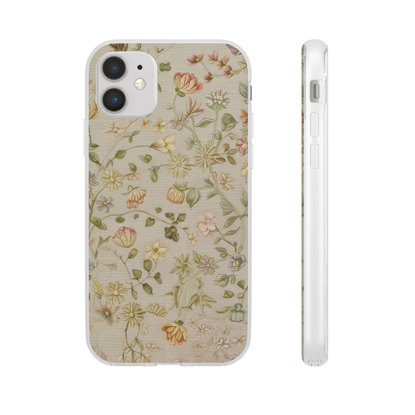 VINTAGE FLOWER IPHONE FLEXI PHONECASE