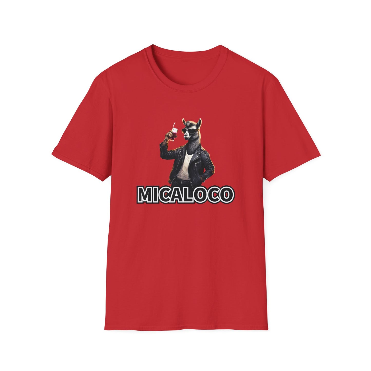 MICALOCO LLAMA FRONT LOGO CLASSIC FIT T-SHIRT