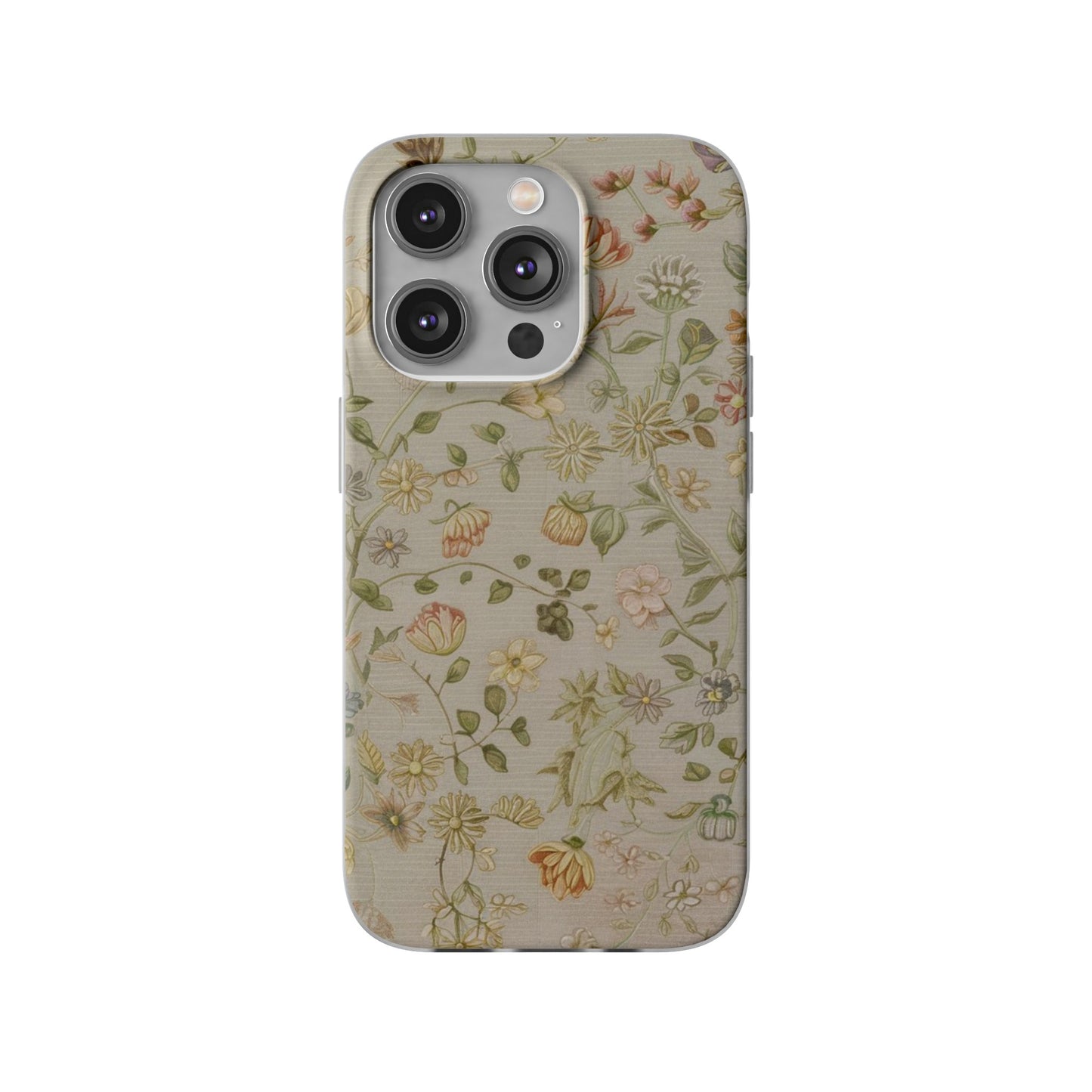 VINTAGE FLOWER IPHONE FLEXI PHONECASE