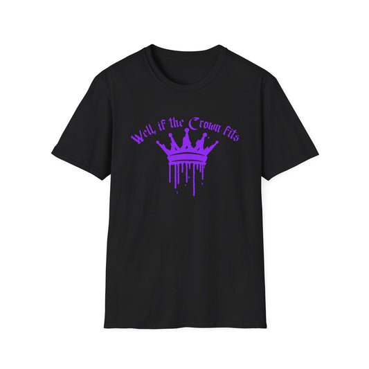 WELL IF THE CROWN FITS PURPLE CLASSIC FIT T-SHIRT