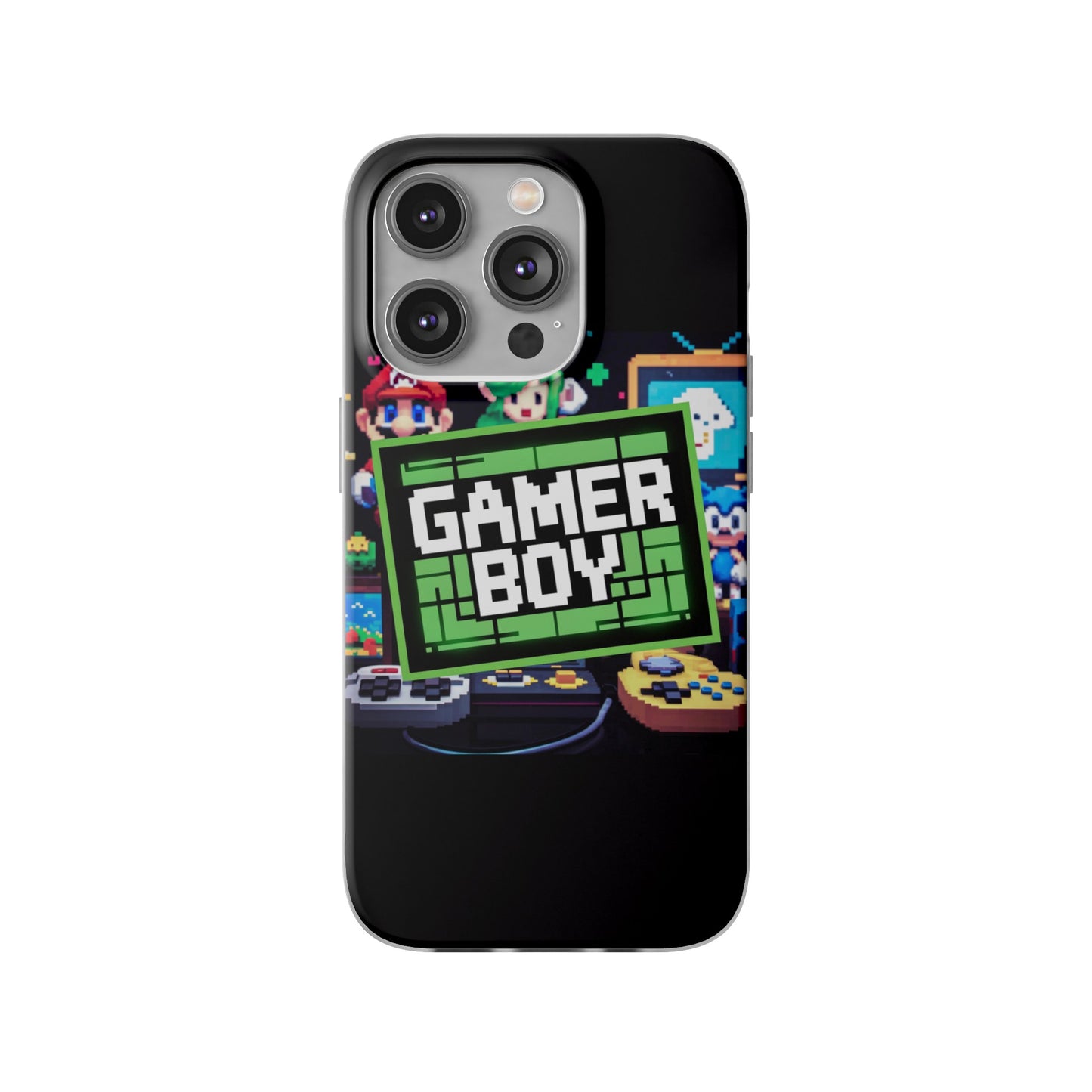 GAMER BOY IPHONE FLEXI PHONECASE