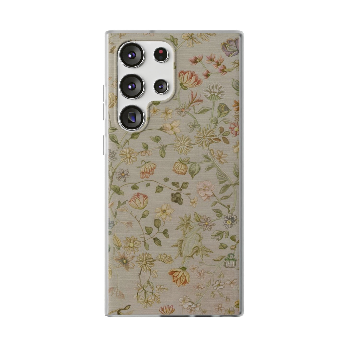 VINTAGE FLOWER SAMSUNG FLEXI PHONECASE