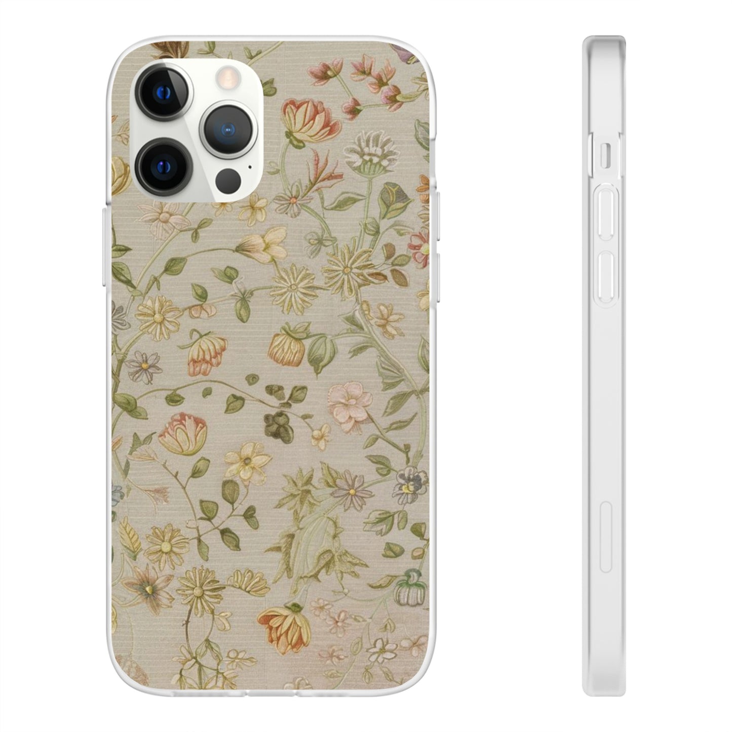 VINTAGE FLOWER IPHONE FLEXI PHONECASE