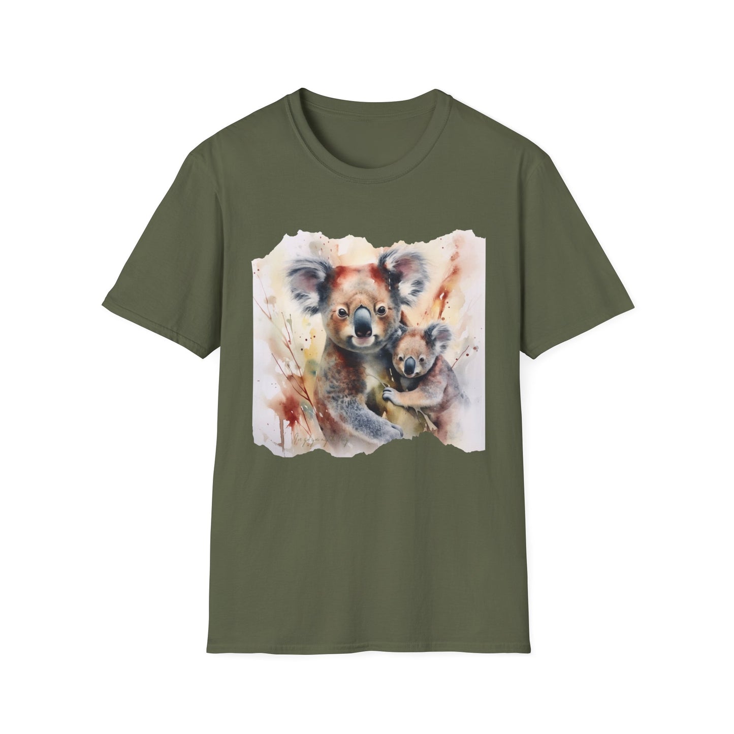 WATER COLOURED KOALAS CLASSIC FIT T-SHIRT