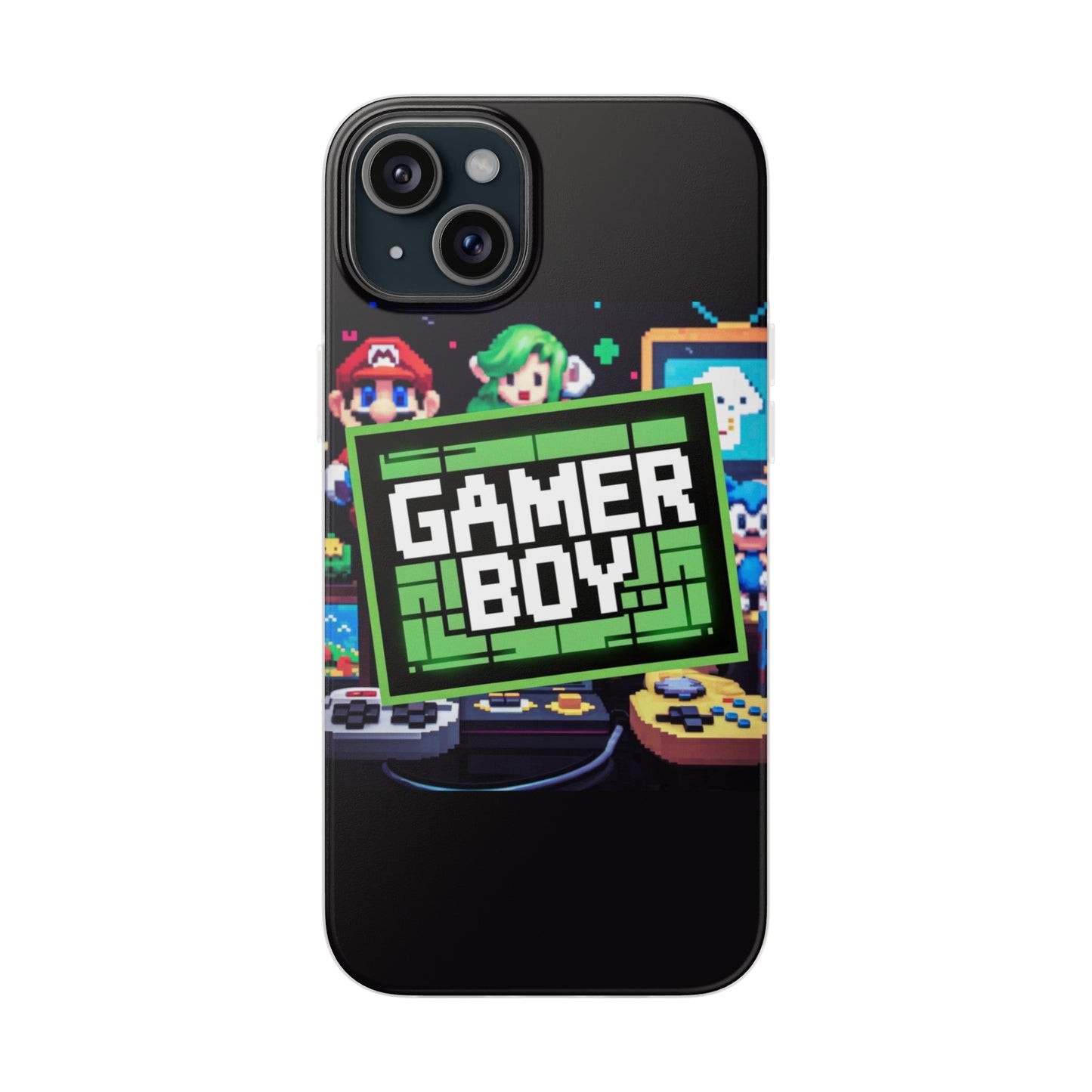 GAMER BOY IPHONE FLEXI PHONECASE