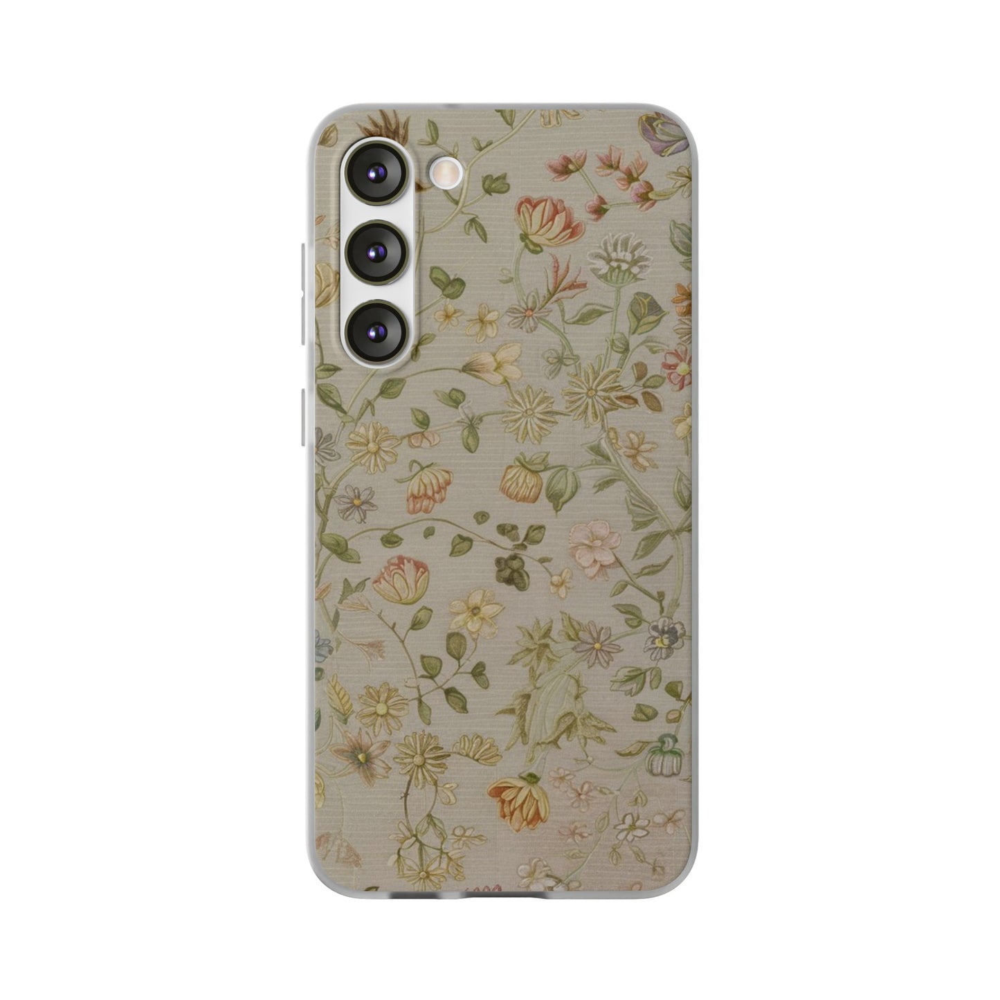 VINTAGE FLOWER SAMSUNG FLEXI PHONECASE