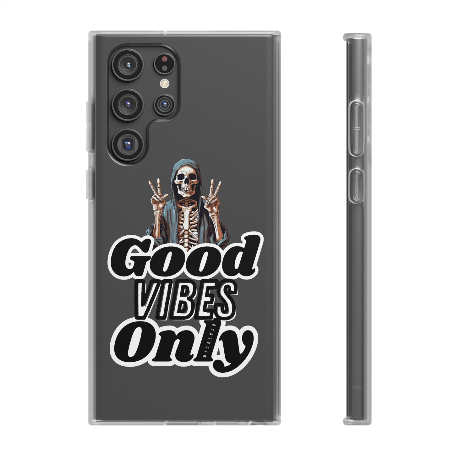 GOOD VIBES ONLY SAMSUNG FLEXI PHONECASE