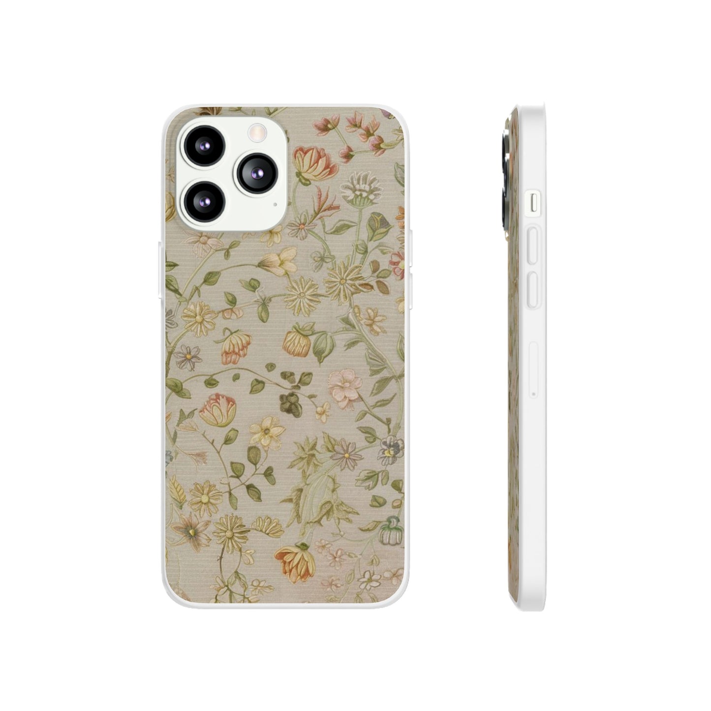 VINTAGE FLOWER IPHONE FLEXI PHONECASE