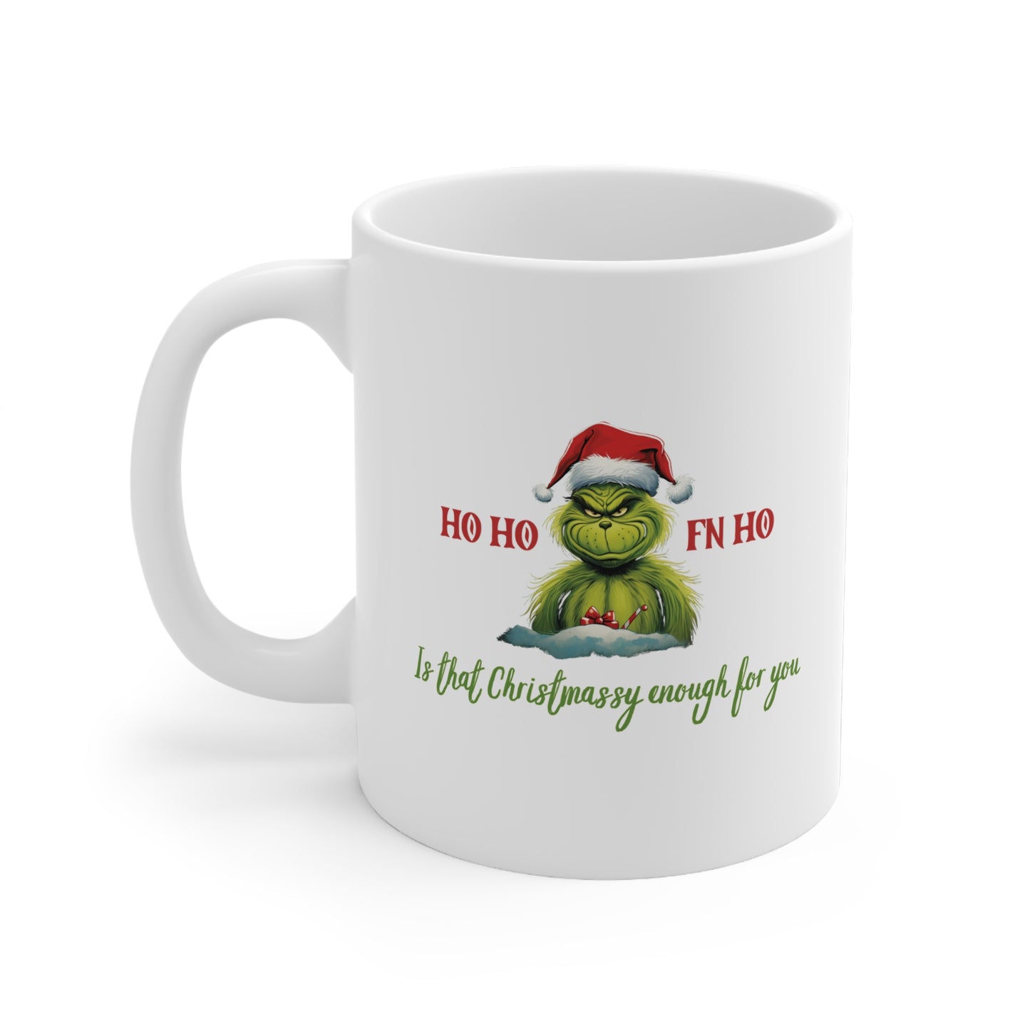 HO HO FN HO CHRISTMAS COFFEE MUG