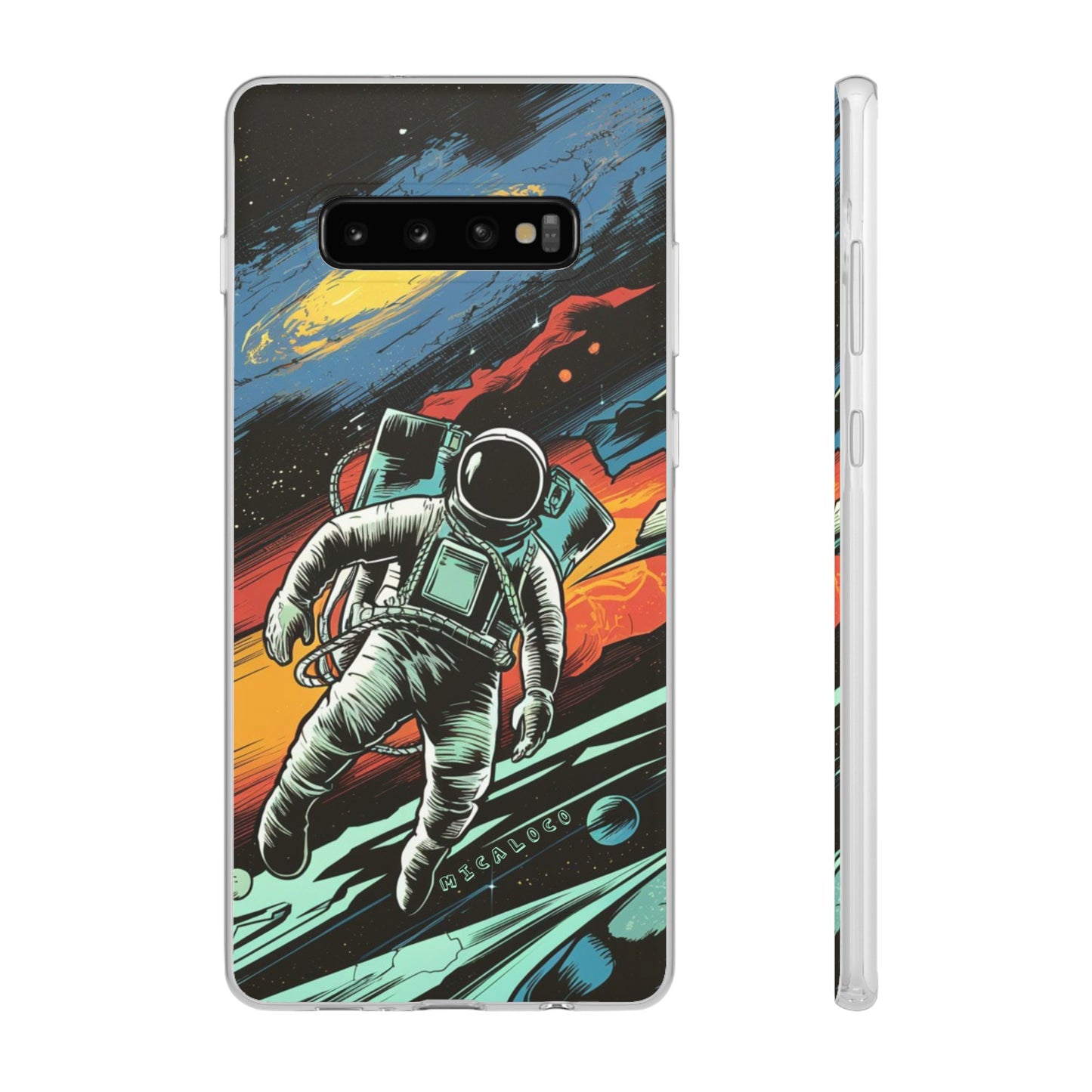 SPACEMAN SAMSUNG FLEXI PHONECASE