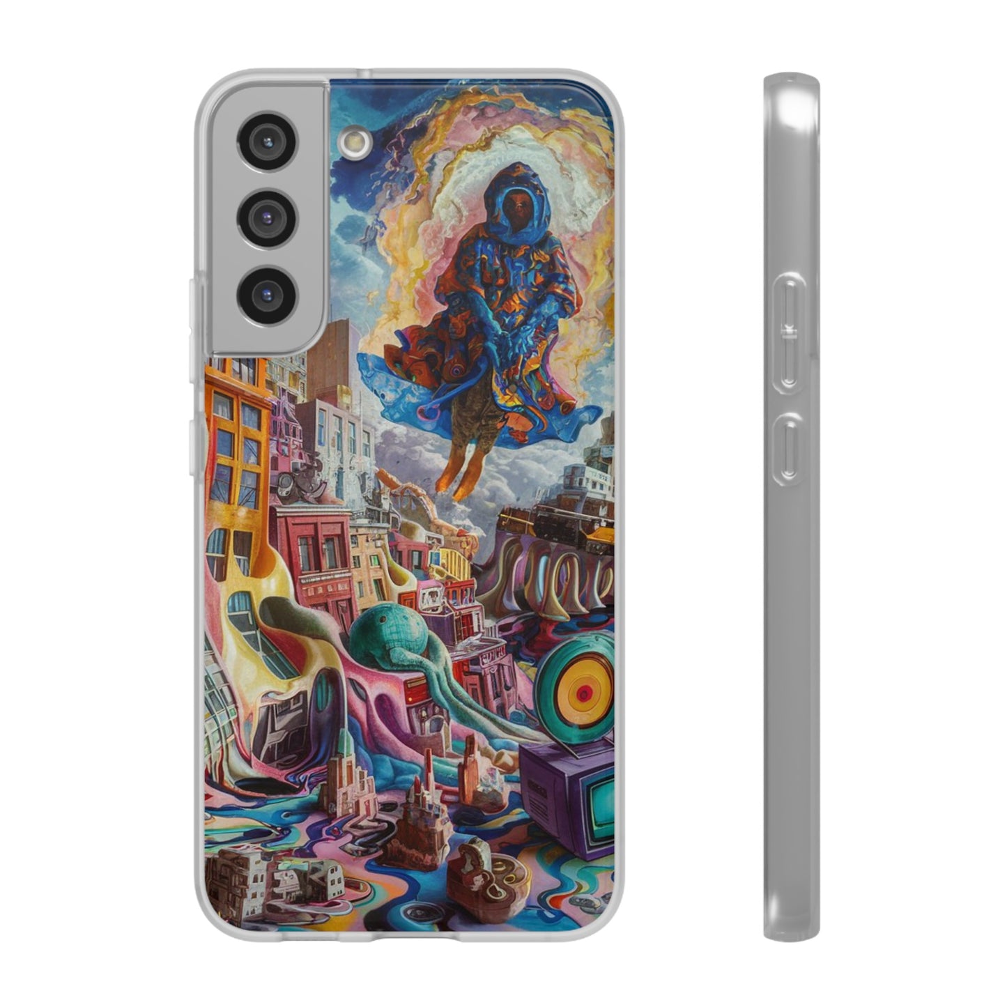 DRIPPY CITY ART SAMSUNG FLEXI PHONECASE