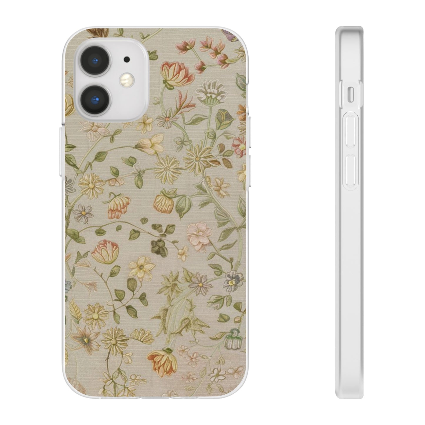 VINTAGE FLOWER IPHONE FLEXI PHONECASE