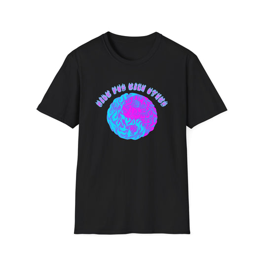 MADE FOR EACH OTHER FLAMING YING YANG CLASSIC FIT T-SHIRT