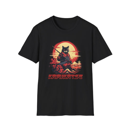 KAMIKATZE SAMURAI CAT CLASSIC FIT T-SHIRT