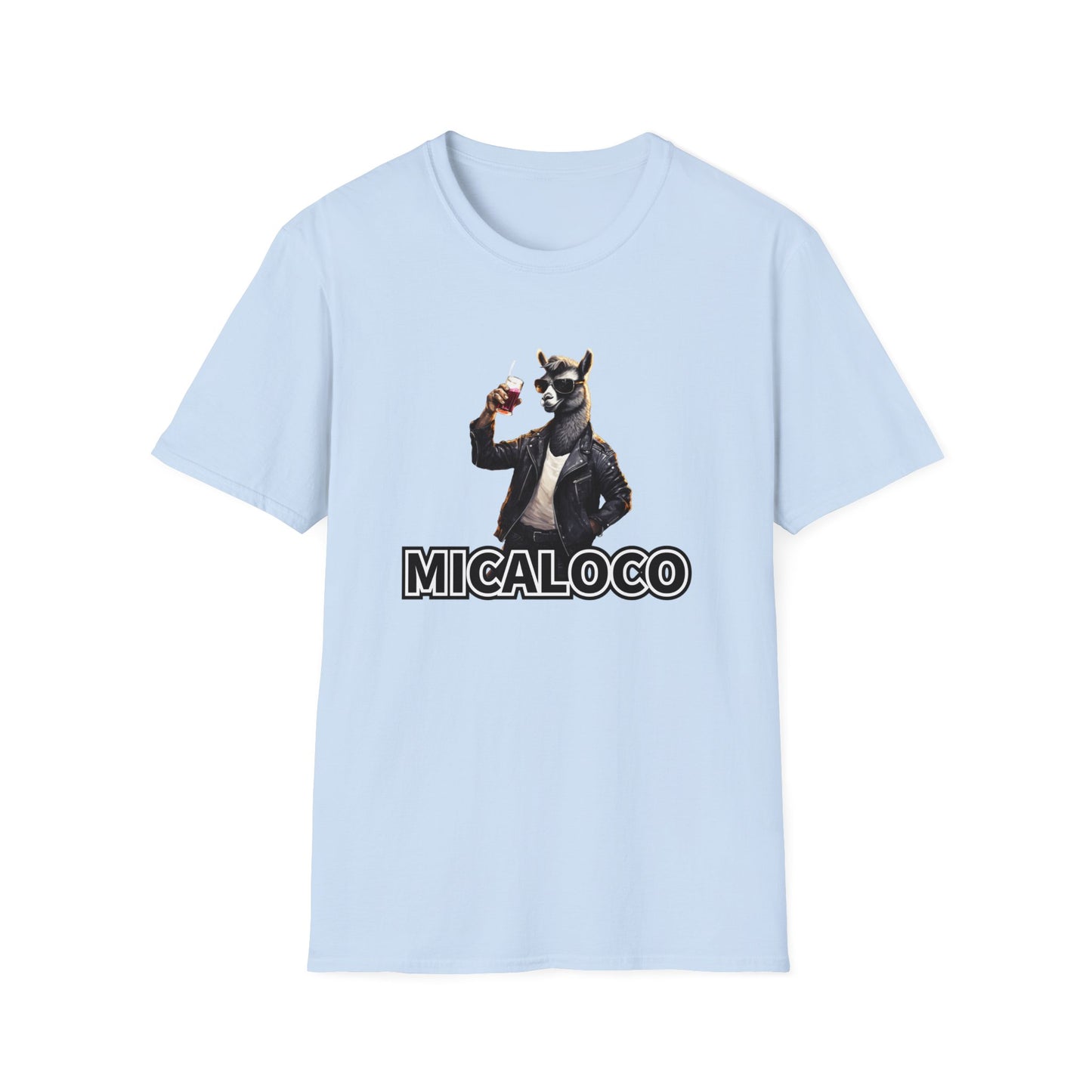 MICALOCO LLAMA FRONT LOGO CLASSIC FIT T-SHIRT