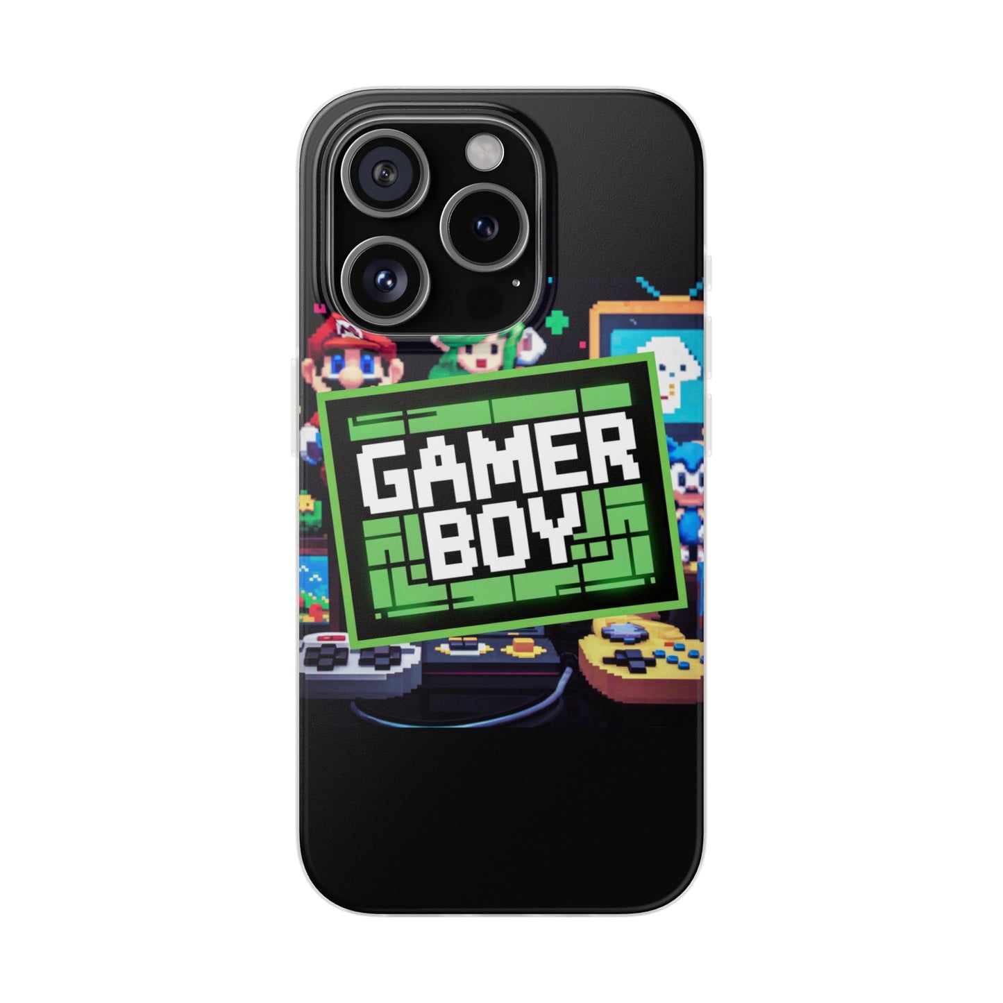 GAMER BOY IPHONE FLEXI PHONECASE