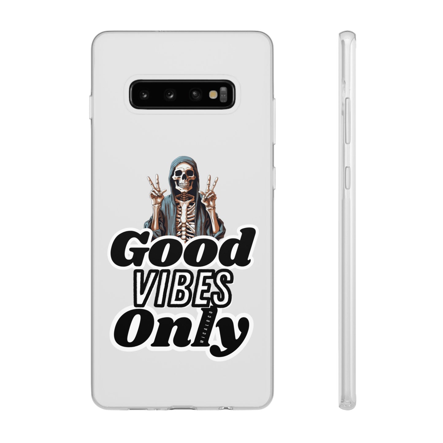 GOOD VIBES ONLY SAMSUNG FLEXI PHONECASE