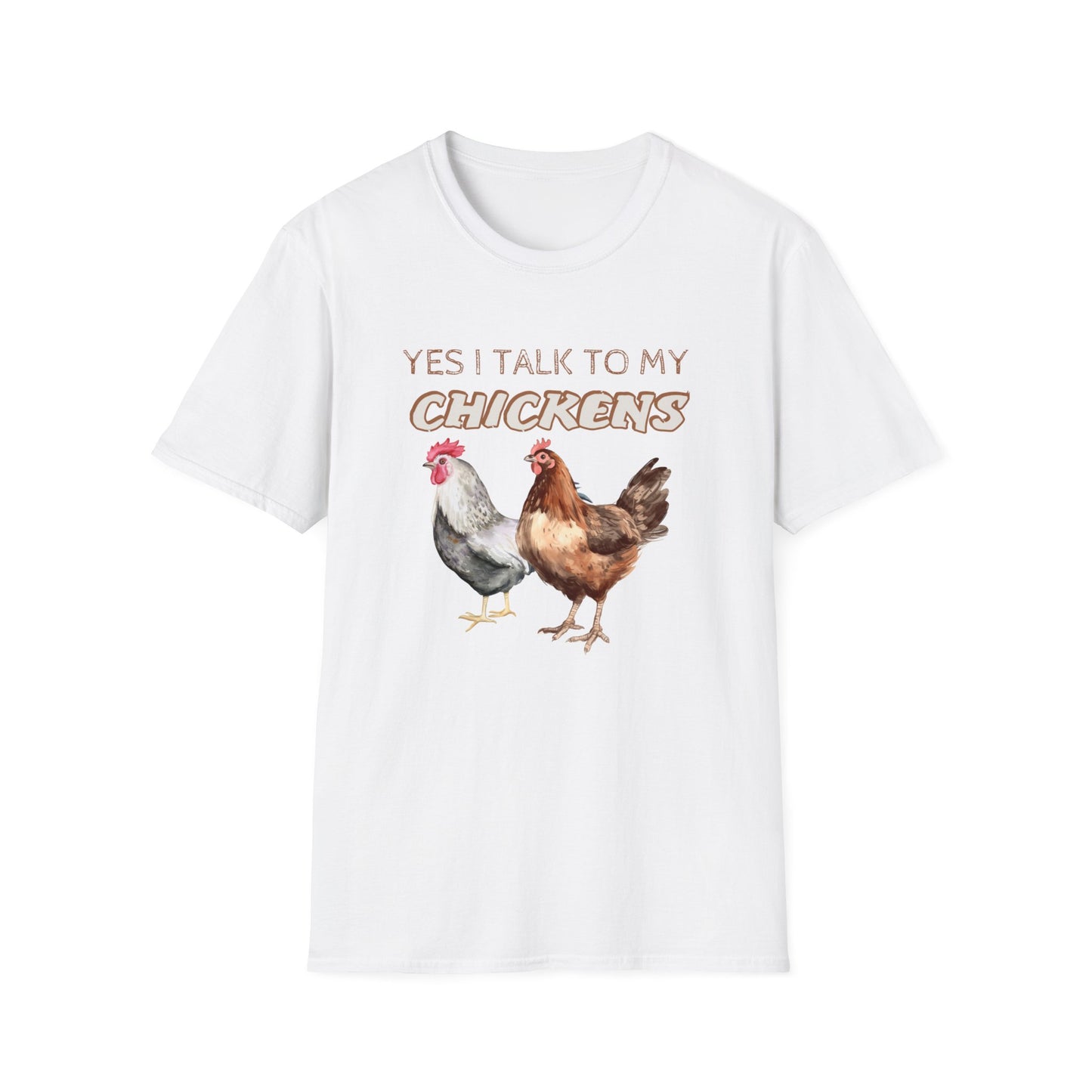 YES I TALK TO MY CHICKENS CLASSIC FIT T-SHIRT