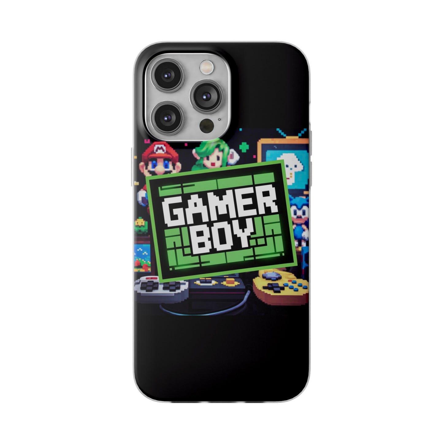 GAMER BOY IPHONE FLEXI PHONECASE