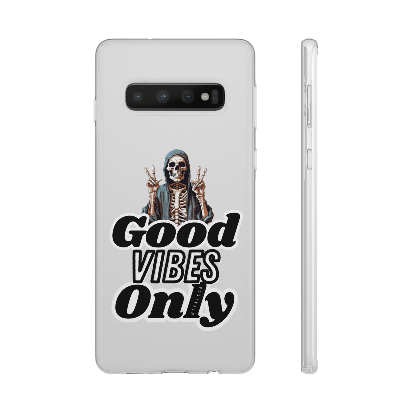 GOOD VIBES ONLY SAMSUNG FLEXI PHONECASE