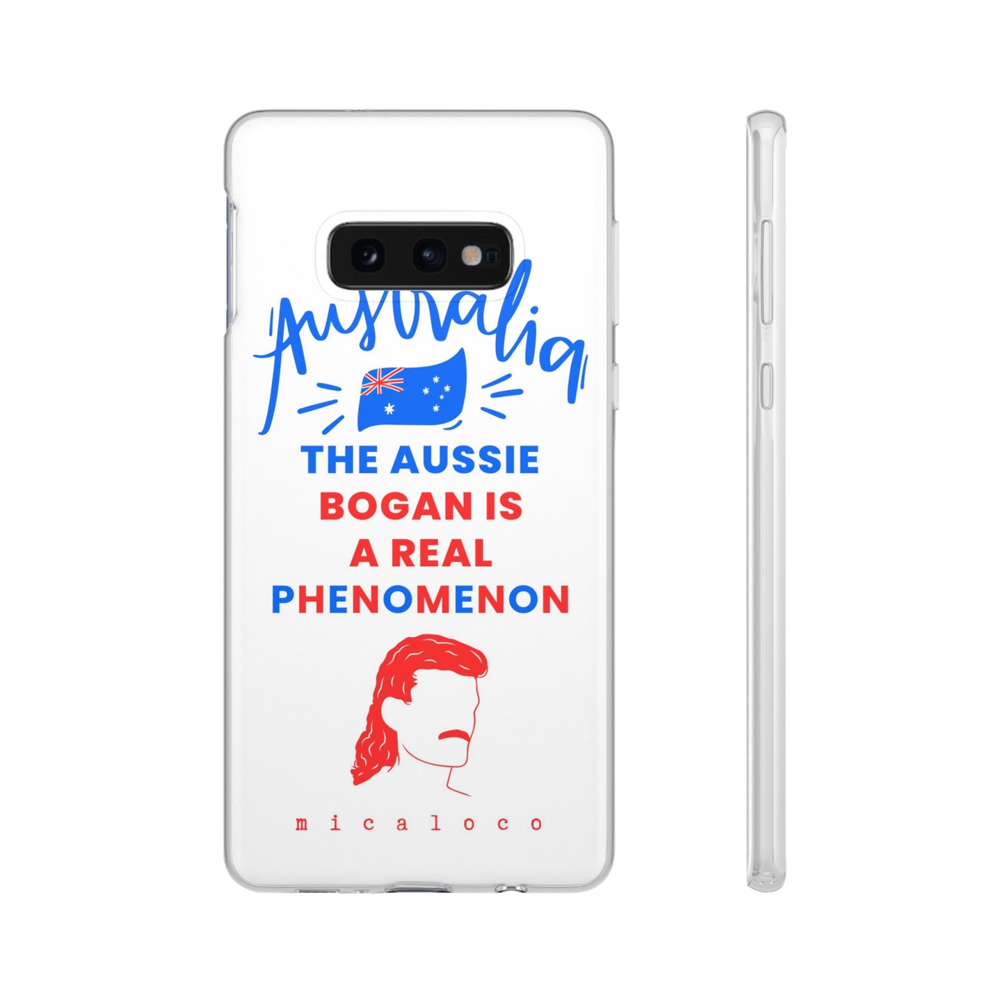 AUSSIE BOGAN PHENOMENON FLAG COLOURED FLEXI PH CASE